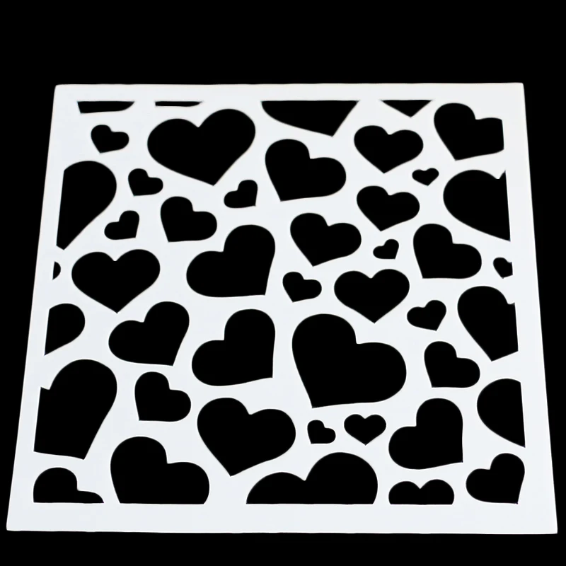 Трафарет для торта в форме сердца трафарет украшения украшение боковой