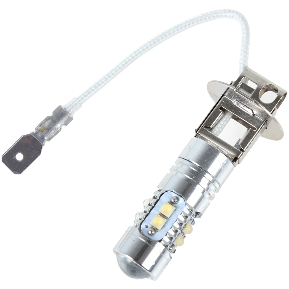 1 шт. DC 12V H3 50W высокой яркости светодиодный Автомобильные фары дневного света