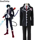COSZTHKP Ao no Exorcist Blue Exorcist Okumura Rin Юкио Окумура Косплей Костюм Полный комплект школьная форма (куртка + брюки + галстук)