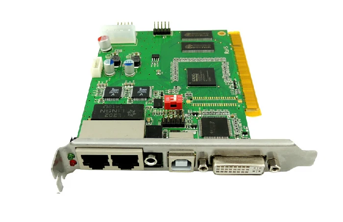 Синхронная LINSN RV908T приемная карта с TS802 светодиодный дисплей отправка Поддержка