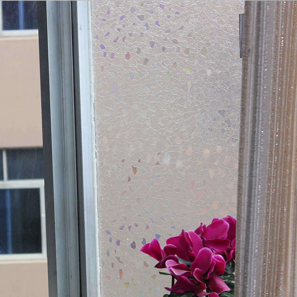 3d без клея статическая липкая декоративная матовая оконная пленка для защиты от
