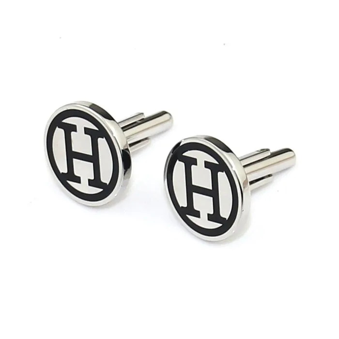 Индивидуальные круглые и эмалированные запонки с логотипом автомобиля|enamel| |