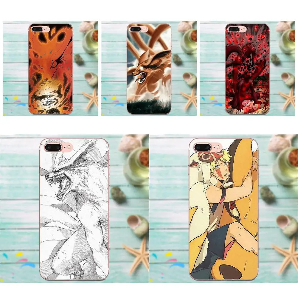 Naruto Kurama Kyubi милый блочный чехол для телефона Galaxy J1 J2 J3 J330 J4 J5 J6 J7 J730 J8 2015 2016 2017 2018 mini