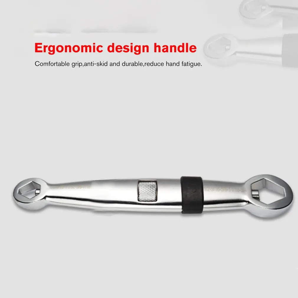 Portable 23 in 1 Adjustable Wrench 7-19mm High Carbon Steel Multifunctional Spanner hardness Big torque Good toughness | Инструменты