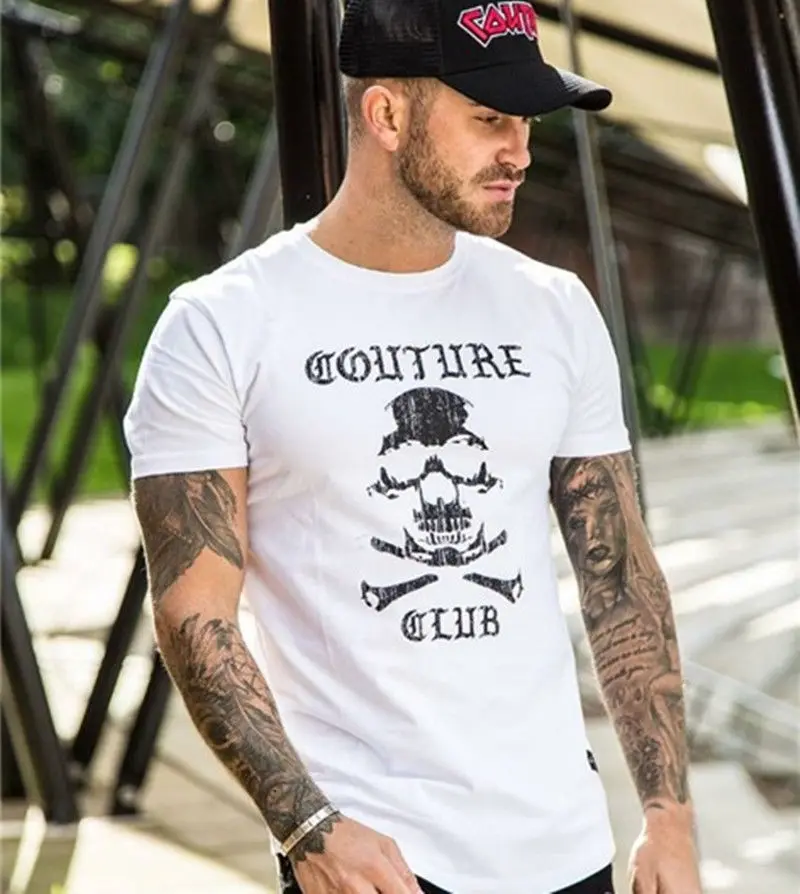 Летние спортивные Повседневное Фитнес Training с короткими рукавами брендовые Топы