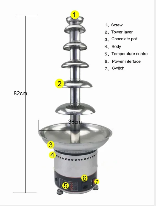 Плавление шоколада фондю вечерние Рождественский машина шоколад Отопление для