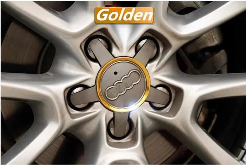 4 шт. хит автомобильный Стайлинг наклейка из алюминиевого сплава крышка ступицы