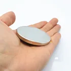 Неодимовый магнит 1 шт., супермощный круглый, 50x5 мм N35, NdFeb 50*5 мм