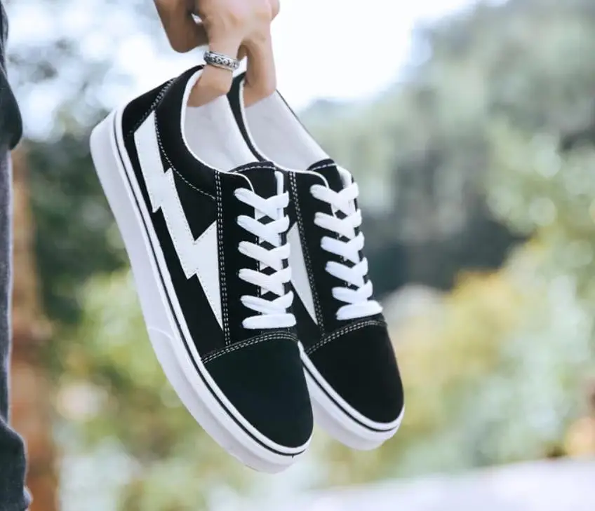 2019 new generation of men canvas shoes fashion outdoor casual red sneakers classic black travel flats | Обувь