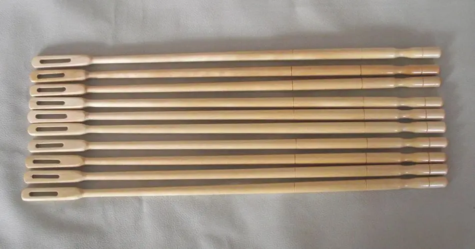 25 Pcs Flute Sticks Nice shape Maple wood material Flute Cleaning rods