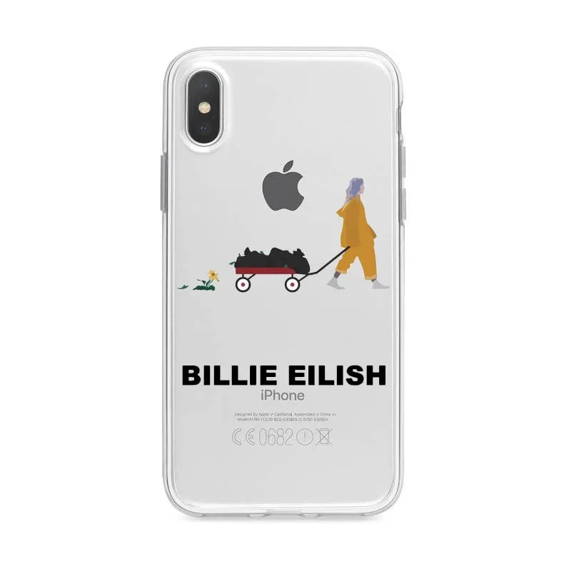 TPU Надписью «Don't Улыбка у меня певицы Billie eilish Мягкая силиконовая задняя крышка чехол для телефона для iPhone 11 Pro MAX 5S 6plus 7 8Plus X XR XS MAX - Цвет: TPU
