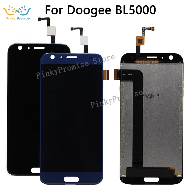 ЖК дисплей для Doogee BL5000 сенсорный экран дигитайзер в сборе испытано 5 дюйма 1920x1080P