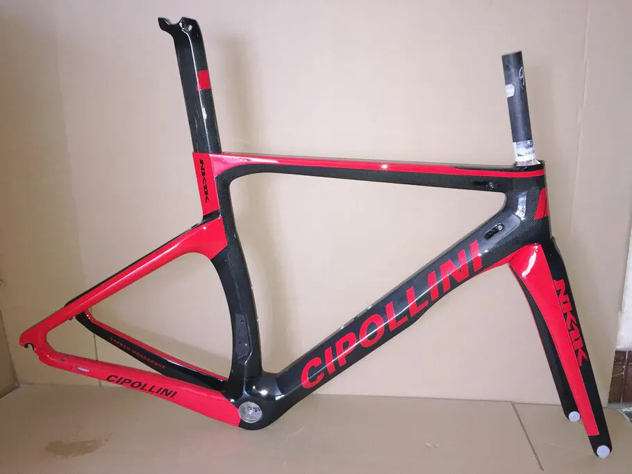 1 K/3 K карбоновый Cipollini NK1K рама красный карбоновый дорожный велосипед/велосипедная карбоновая рама+ красный карбоновый шоссейный руль