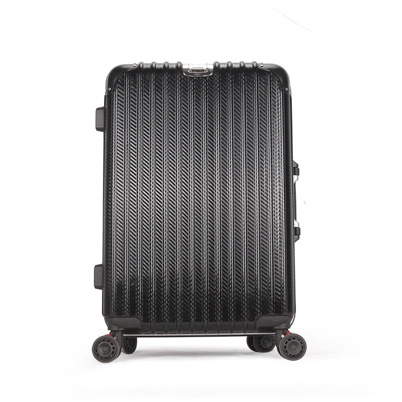 2018 Новый универсальный чемодан на колесиках ПК алюминиевая рама троллейбус