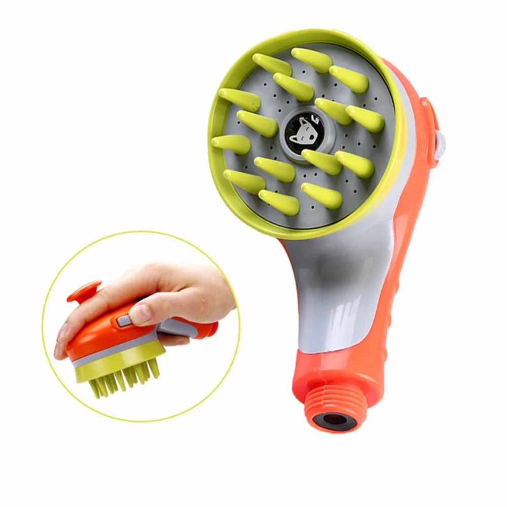 Petstyle Pet Shower Head Bath Brush Dogs Cats Massage Comb Washing Supply Sprinkler Wash 3 Color |