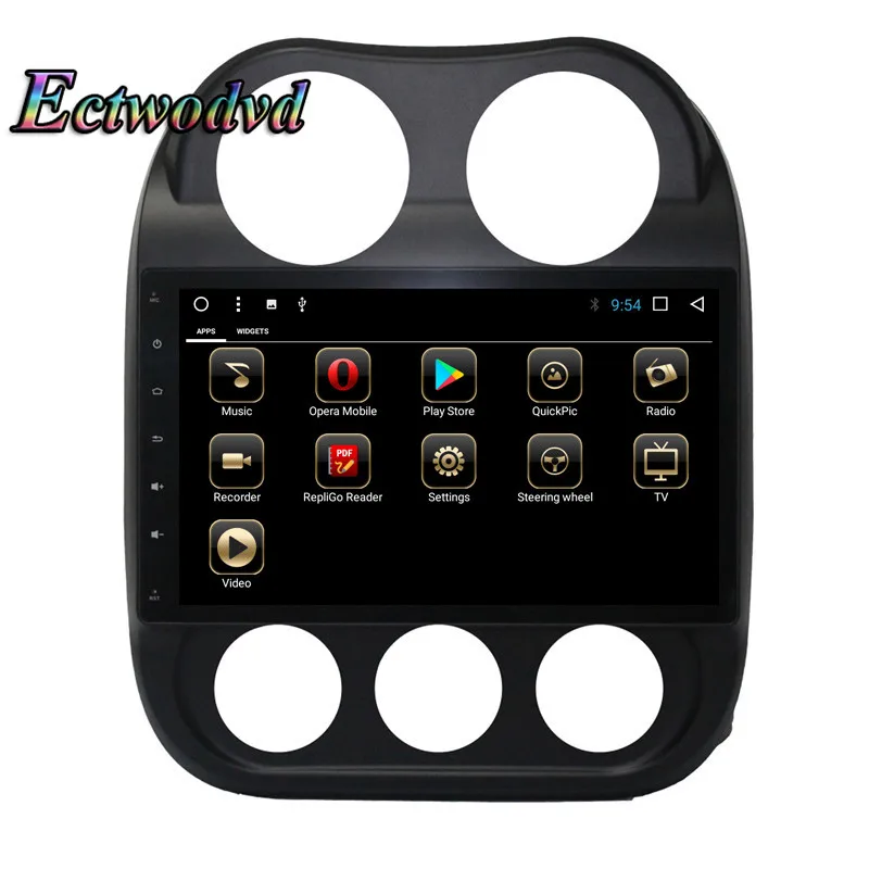 Ectwodvd Octa Core Android 8 1 автомобиль радио gps навигации для JEEP Compass 2010 2011 2012 2013 2014 2015