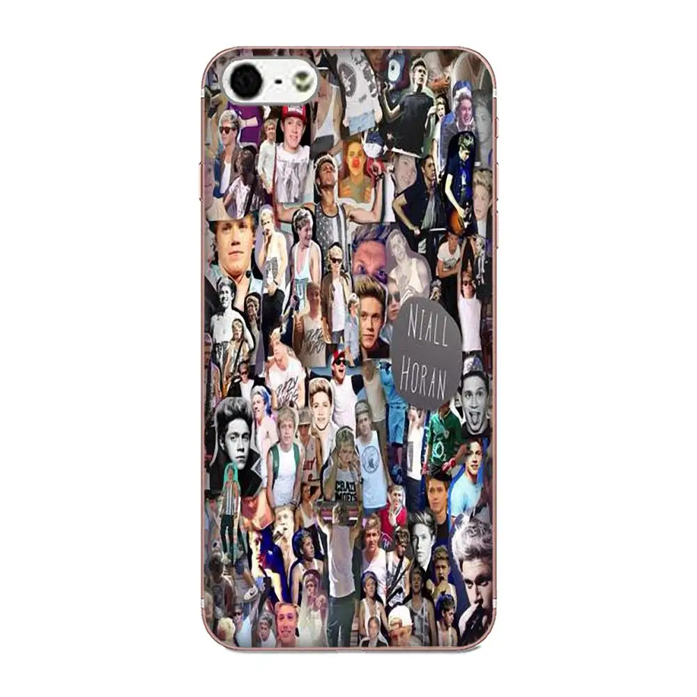 Чехол из ТПУ с принтом для Apple iPhone X XS Max XR 4 4S 5 5C 5S SE 6 6S 7 8 Plus Niall Horan Collage Art | Мобильные