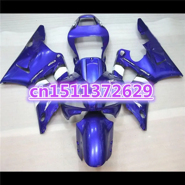 ABS Fairing Set for YZFR1 98-99 YZF1000 1998 1999 R1 98 99 Plastic Kit blue white YZF 99-Dor D | Автомобили и мотоциклы