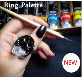 FPUI макияж кольцо артиста смешивания Палитра/гель подводка для глаз Палитра с