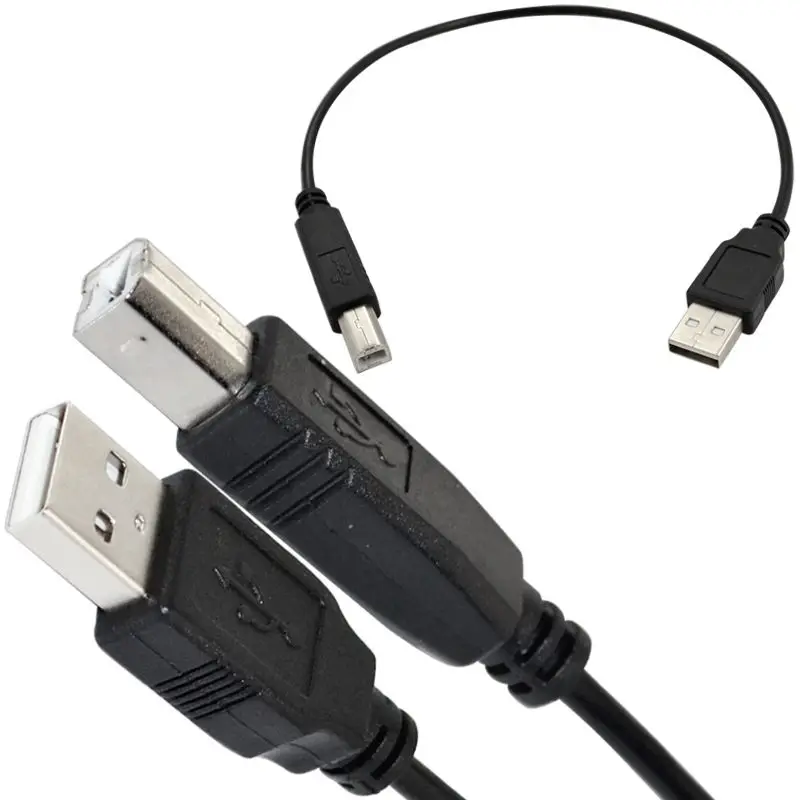 Danspeed Premium 1 фута/30 см USB 2 0 A Male B LEXMARK EPSON кабель для передачи данных|Кабели данных| |