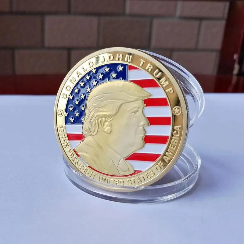 Вызов монеты президент США Дональд монета с изображением Трампа коллекция