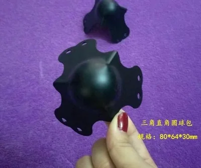BallCorner protector 2 шт./партия Черный дорожный кейс Встраиваемая накладка под замок угловая Защитная пружина Потяните Дорожный Чехол аппаратный комплект - Цвет: BallCorner protector