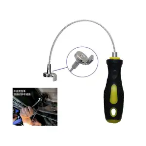 Масляный резервуар с переменной коробкой тяжелый Магнитный масляный сливной инструмент для удаления анти-обжигающая магнитная карта памяти