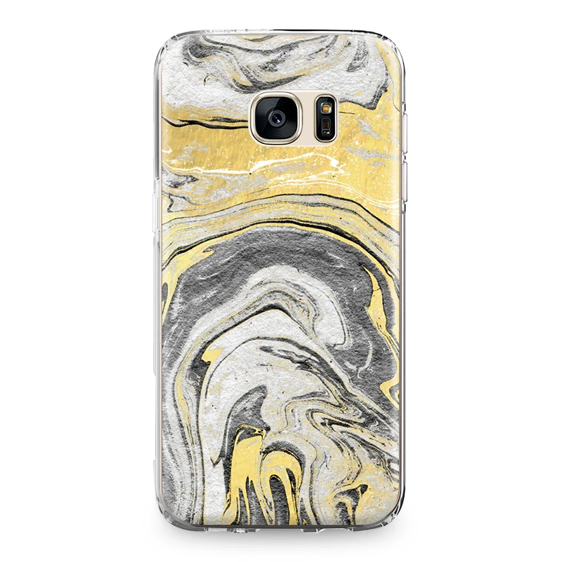 Для Samsung Galaxy J3 J5 J7 A3 A5 A8 2015 2016 2017 2018 силиконовый чехол Геометрическая линия мрамор
