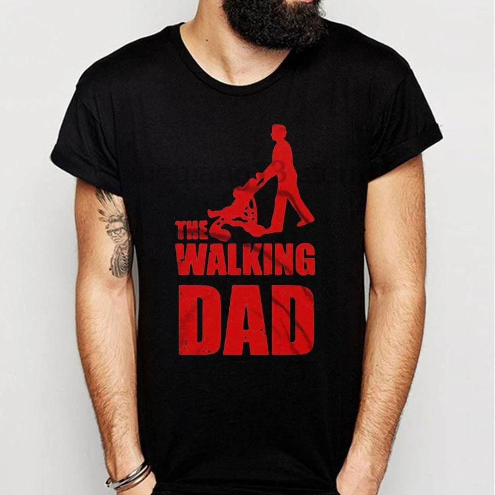 Мужская футболка с надписью Walking Dad The Dead Fathers Day Gift | одежда