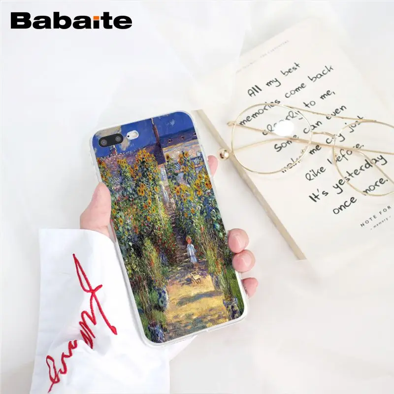 Babaite Клода Мона картина маслом Подсолнух чехол для телефона для iphone 11 Pro 11Pro Max X XS MAX 6 6s 7 7plus 8 8Plus 5 5S SE XR