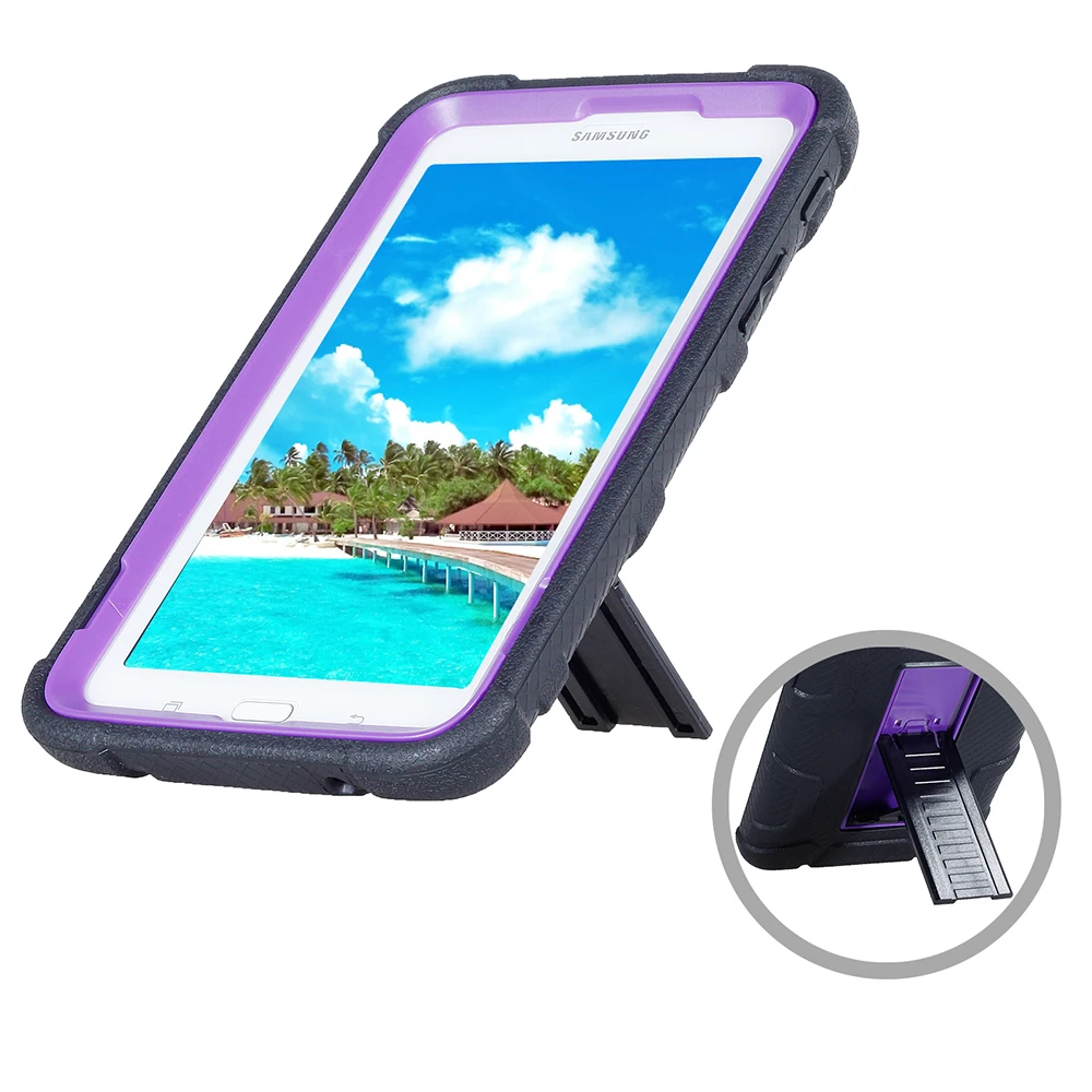 Для samsung Galaxy TAB 3 Lite T110 случае тенденции Стиль ТПУ ПК Гибридный Coque 7 0 "Tablet Чехлы