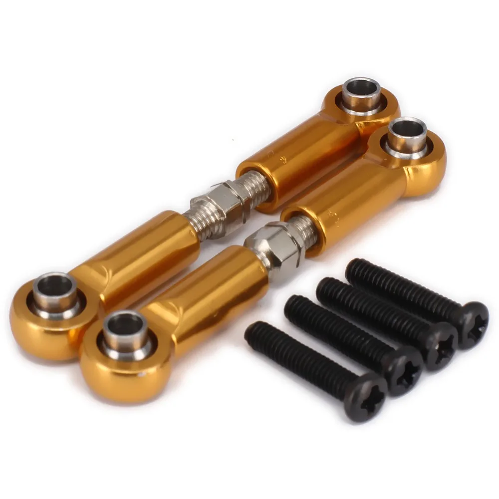Алюминиевый Регулируемый сервопривод тяговые рулевые стержни ручки M3 резьба 2 5