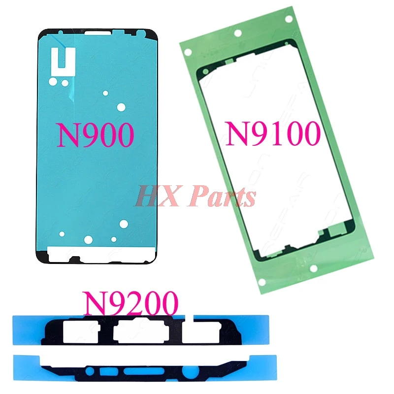 2 шт LCD передняя рамка Клейкая наклейка для Samsung Galaxy Note 3 4 5 N900 N910 N920 запасные