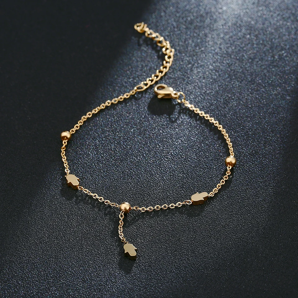 Женский браслет с подвеской в виде дельфина из нержавеющей стали летняя