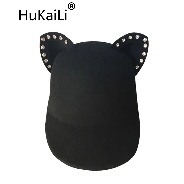 Han edition of the new cute cat ear cloth бейсболка с заклепками для мужчин и женщин|baseball hat|cap baseballthe