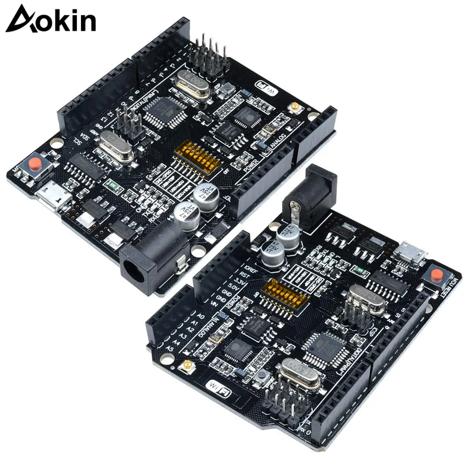 Для UNO + WiFi R3 ATmega328P ESP8266 (32 Мб памяти) Φ CH340G для Arduino Uno NodeMCU WeMos One | Электронные