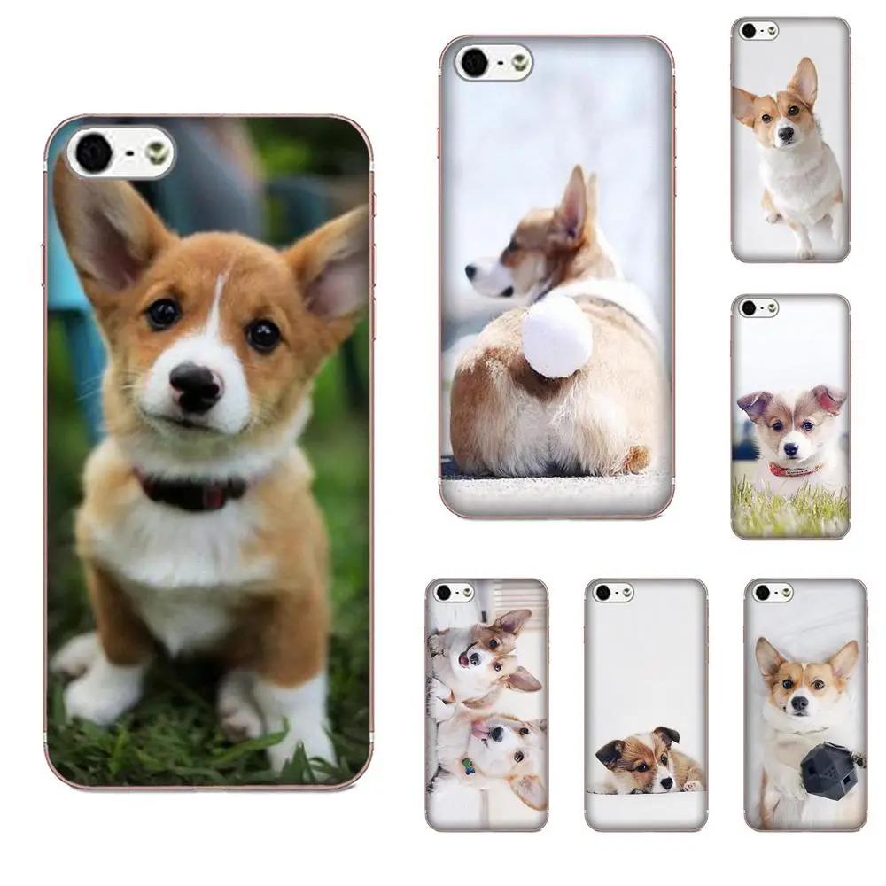 Corgi Puppy Мягкий ТПУ чехол накладка с принтом для Galaxy J1 J2 J3 J330 J4 J5 J6 J7 J730 J8 2015 2016 2017 2018