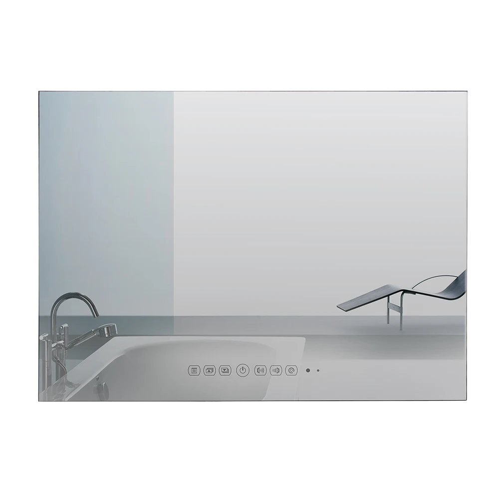 Souria 15 6 дюймов серебро Стекло исчезающего зеркало светодиодный ТВ/ванной