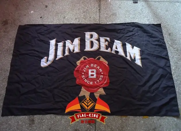 Полиэфирный флаг jim бренд flagking баннер с пучком 90*150 см|brand flag|polyester flagflags flags |