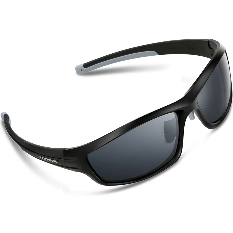 Мужские и женские очки унисекс TOREGE черные поляризационные солнцезащитные с