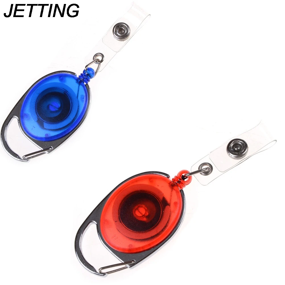 

Зажим для ключей jeting, 1 шт., модный выдвижной брелок для ключей, катушка для ключей, ID, ремешок, этикетка, держатель для карт, катушка, ремень дл...
