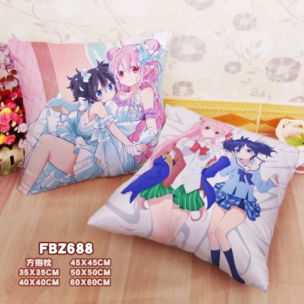Happy Sugar Life декоративные двухсторонние Квадратные наволочки Чехлы для подушек