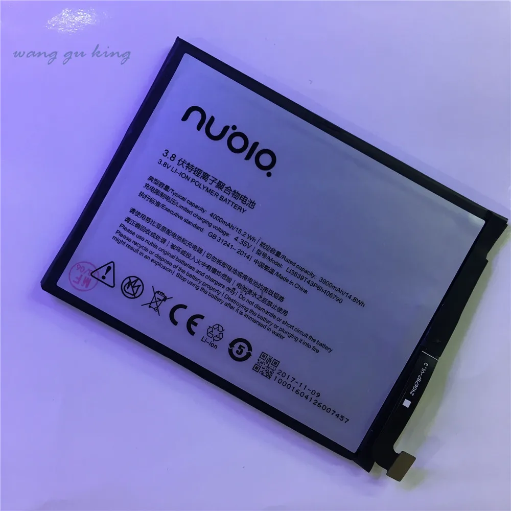 3 8 V 4000mAh Li3839T43P6h406790 для ZTE Nubia Z11 Max NX523 NX523J батареи|Аккумуляторы мобильных телефонов|