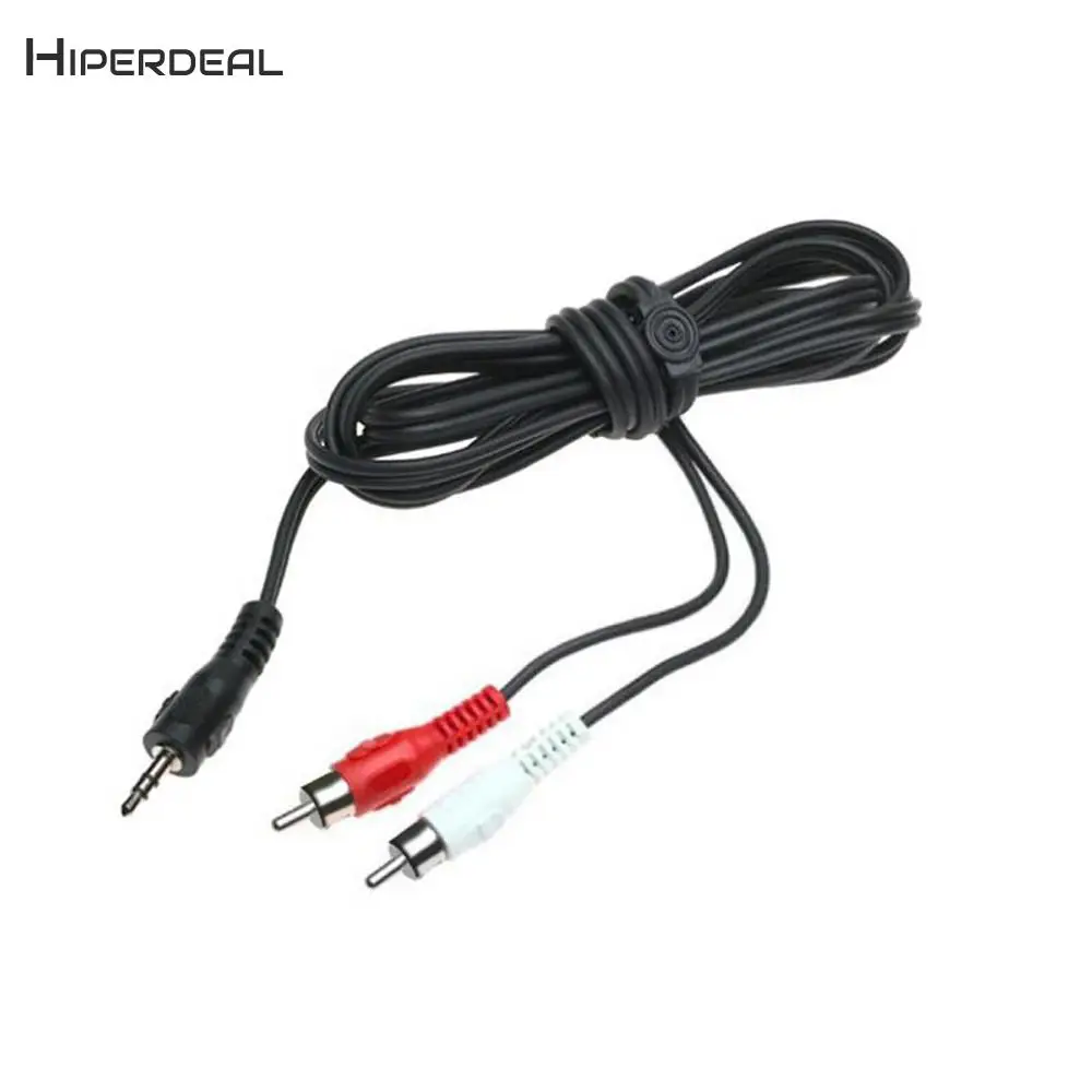 HIPERDEAL 3 м Мини разъем 5 мм для 2RCA мужской стерео аудио кабель сплиттер линейный QIY09