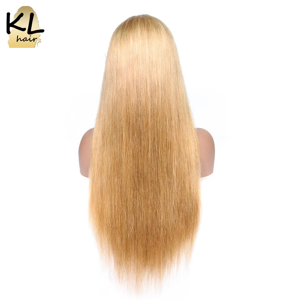 KL Hair Цвет #27 Синтетические волосы на кружеве натуральные парики с ребенком волос