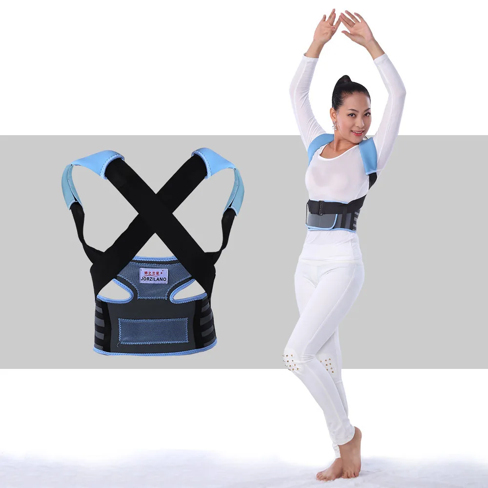 Пояс для коррекции осанки и спины JORZILANO корсет Корректор регулируемый пояс боли в
