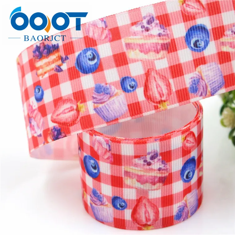 OOOT BAORJCT I-19426-1099, 1-1/", 10 ярдов мультфильм тепловой передачи печатных корсажные ленты, лук крышка DIY аксессуары украшения - Цвет: I-19426-1107