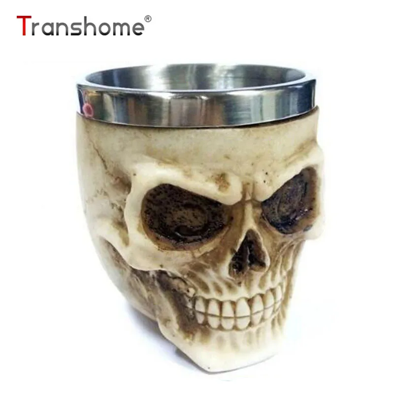 Кружка с 3d черепом Transhome 350 мл пивная кружка воином викингом Готическая из
