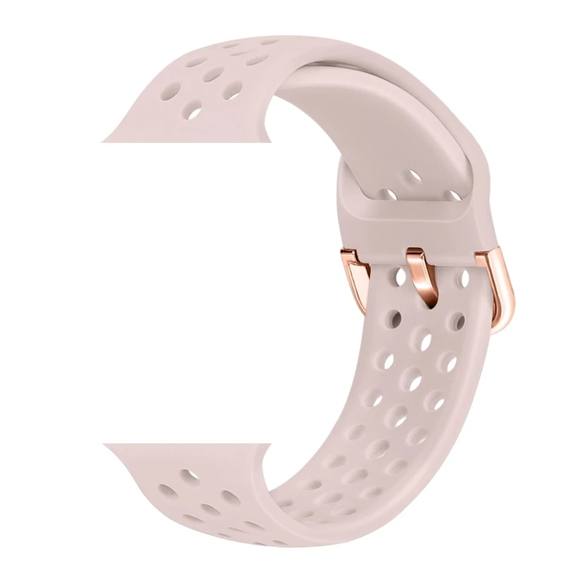 Ремешок Konaforen силиконовый для Apple Watch Series 4 5 44 мм 40 резиновый Воздухопроницаемый