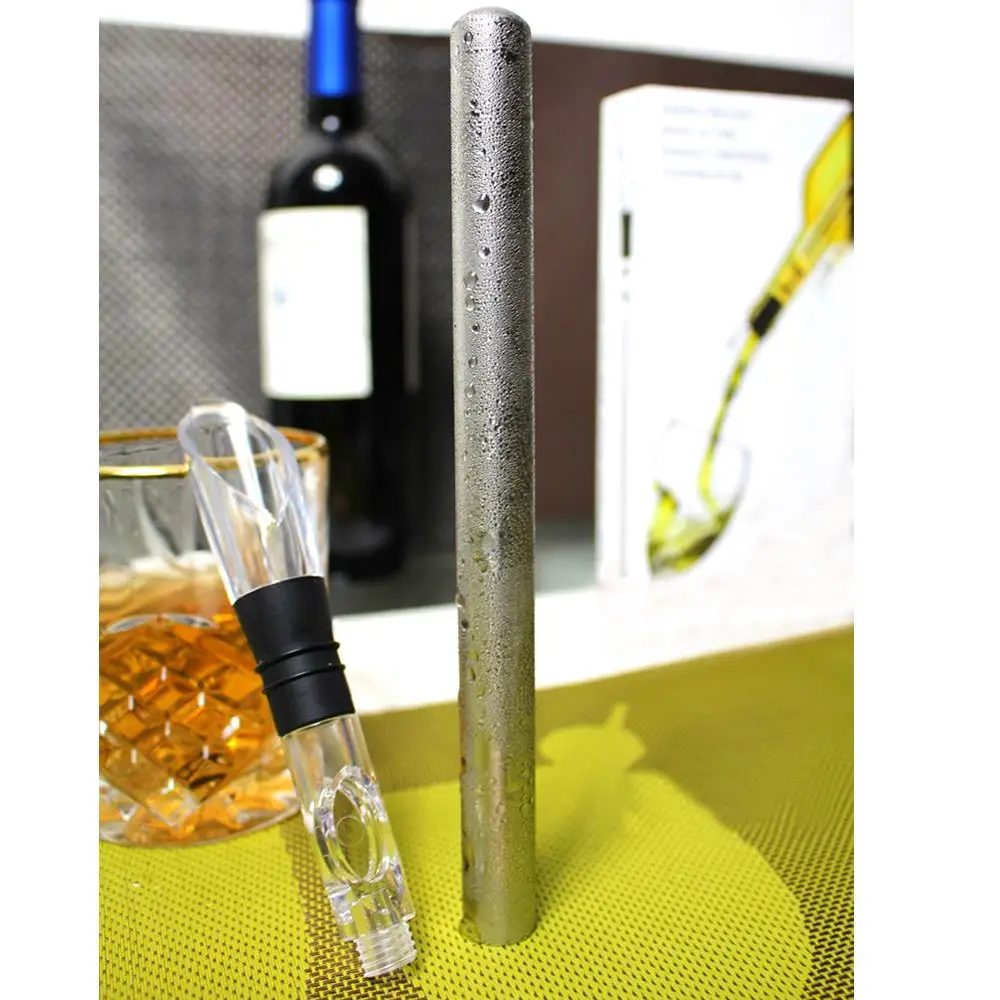 2 в 1 охладитель для вина из нержавеющей стали|wine cooler chiller|wine coolercooler cerveja |